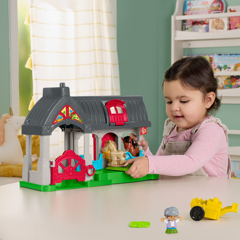 Establo Nuestros Amigos los Caballos Little People Collector