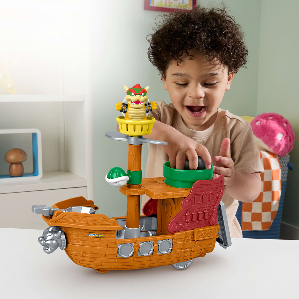 Barco Bowser My Mario – Mario Bros Little People Collector