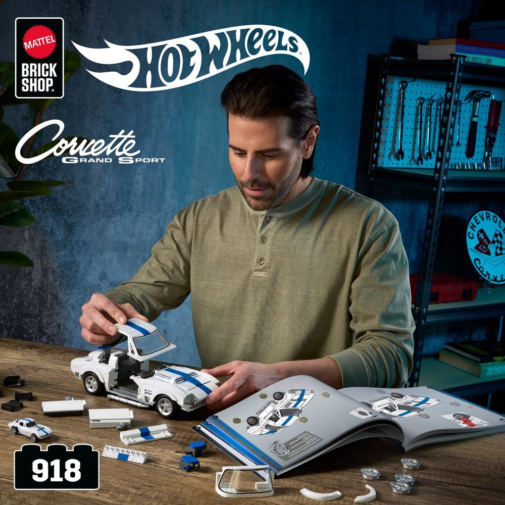 Set Construccion Elite Corvette Grand Sport Hot Wheels