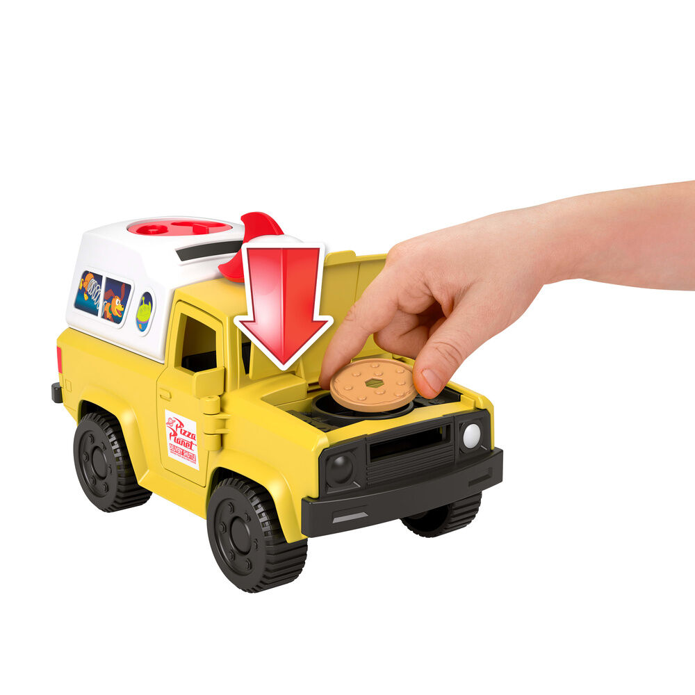 Camion Pizza Planet + figuras Buzz Lightyear y Alien Toy Story Disney Pixar Imaginext - Imagen 3