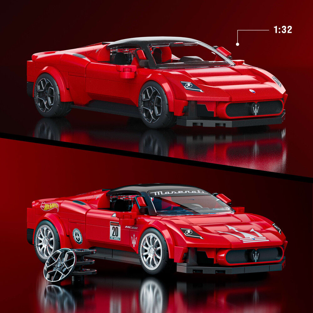 Set Construccion Speed Maserati MC20 Hot Wheels - Imagen 3