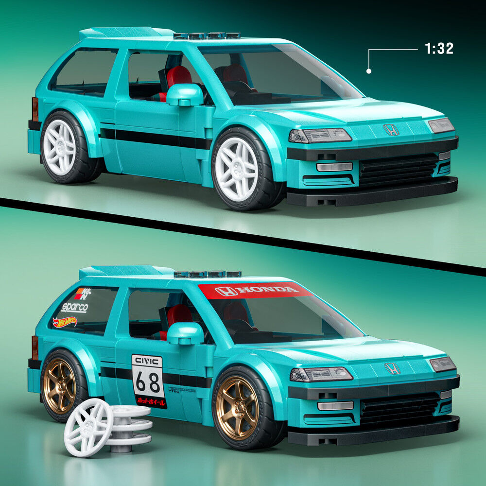 Set Construccion Speed HONDA Civic Hot Wheels - Imagen 3