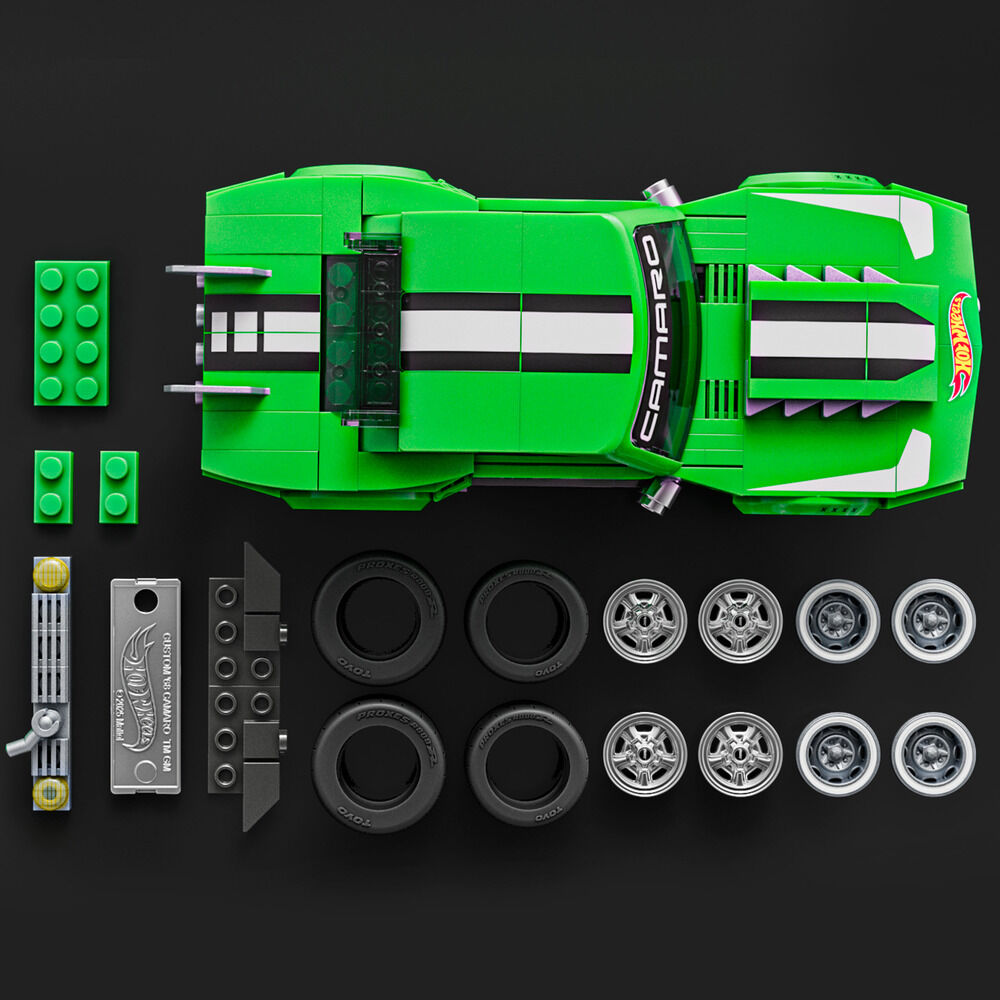 Set Construccion Speed 68 Custom Camaro Hot Wheels - Imagen 4