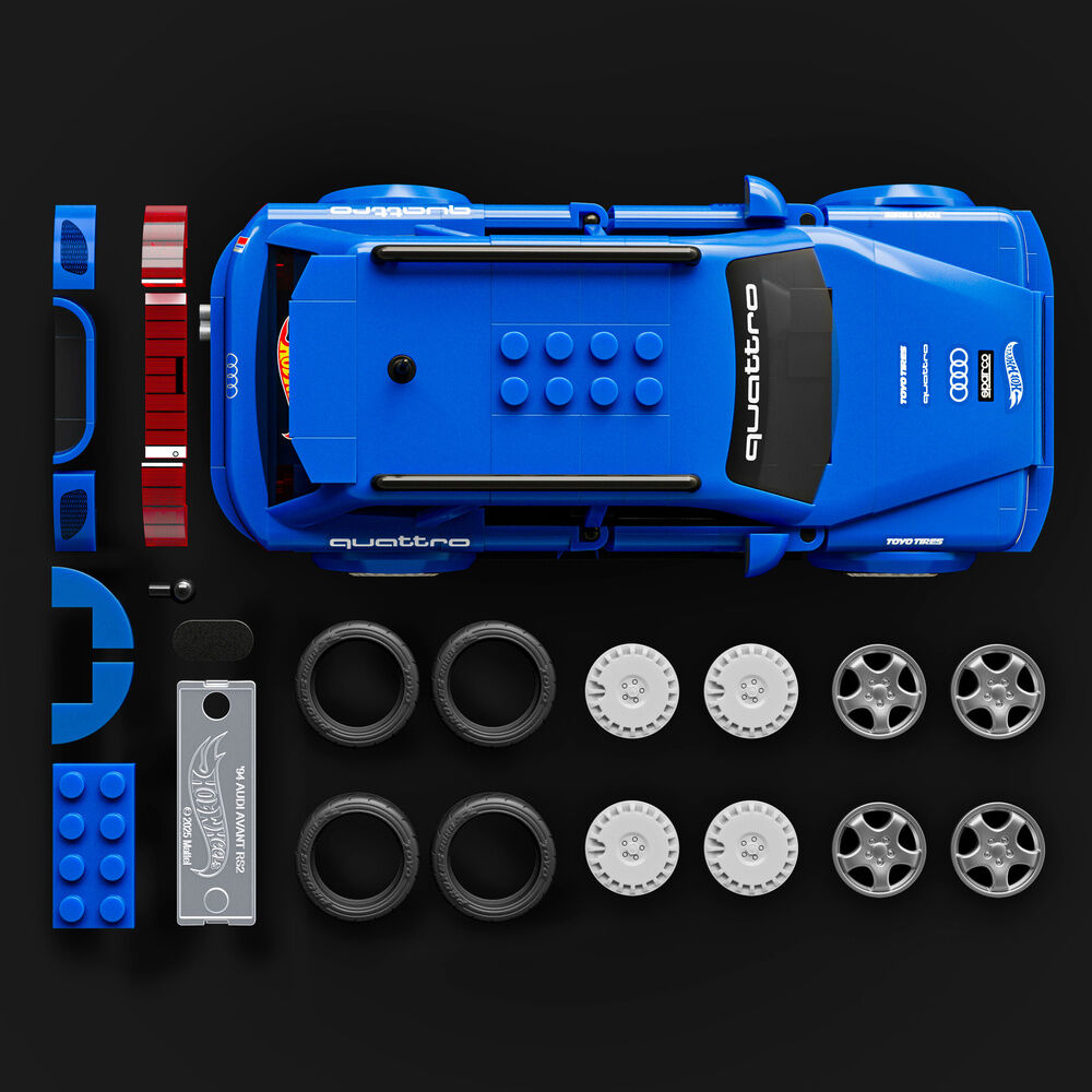 Set Construccion Speed Audi RS2 Hot Wheels - Imagen 4