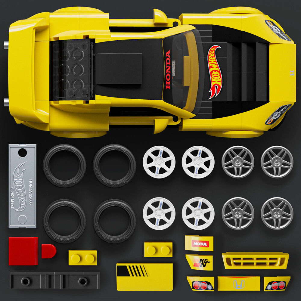 Set Construccion Speed HONDA S2000 Hot Wheels - Imagen 4