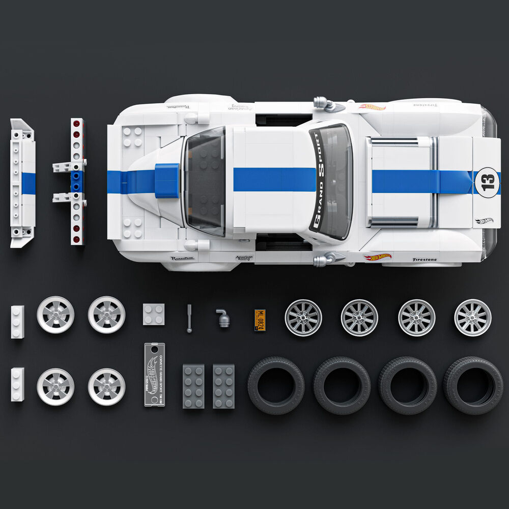 Set Construccion Elite Corvette Grand Sport Hot Wheels - Imagen 4