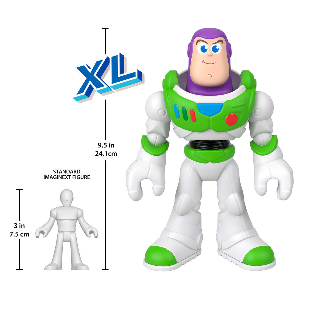 Figura XL Buzz Lightyear Toy Story Disney Pixar Imaginext 22cm - Imagen 5