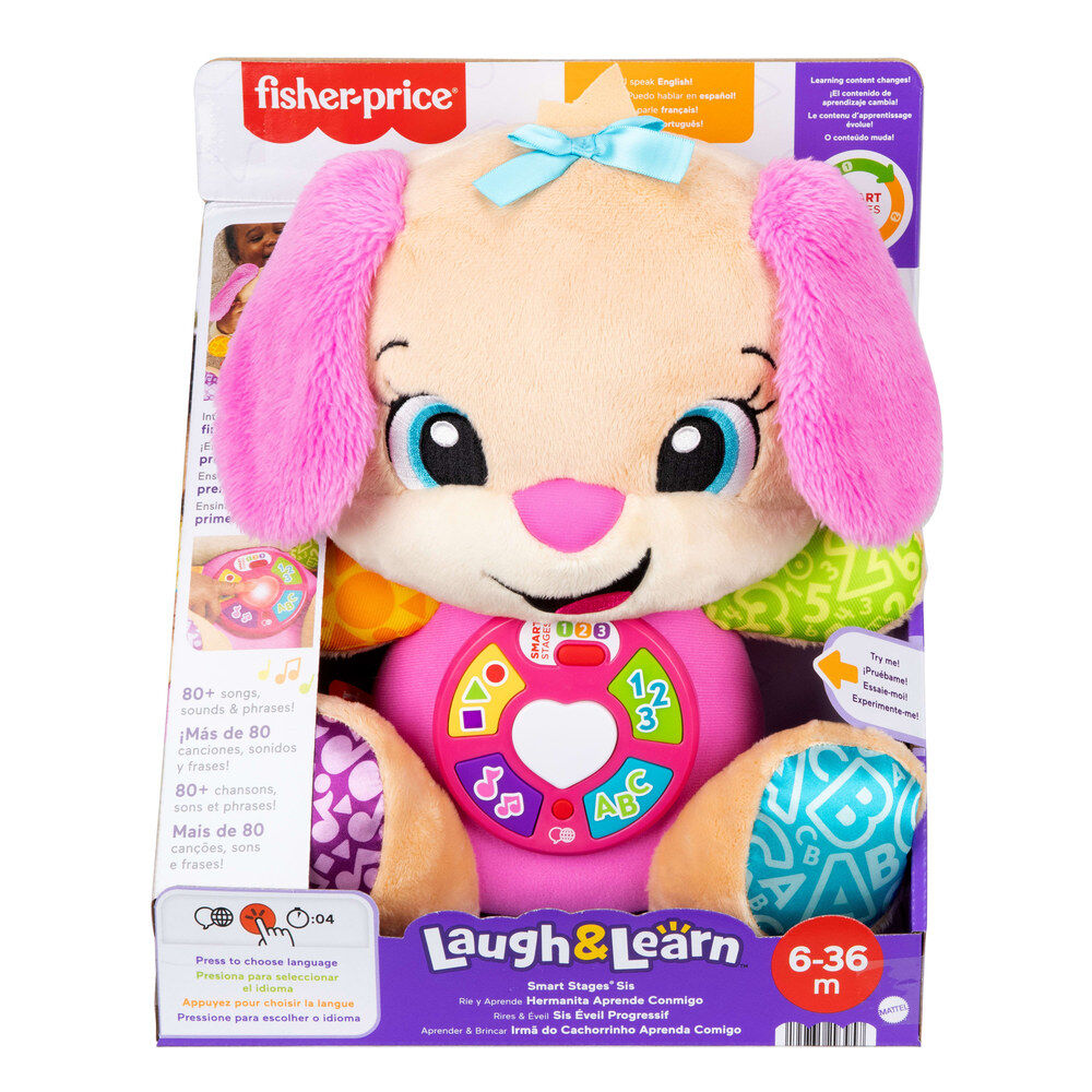 Peluche Perrita Aprende Conmigo Rie y Aprende - Imagen 5