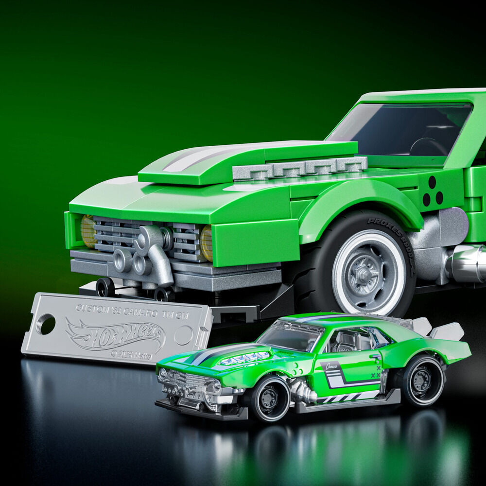 Set Construccion Speed 68 Custom Camaro Hot Wheels - Imagen 5