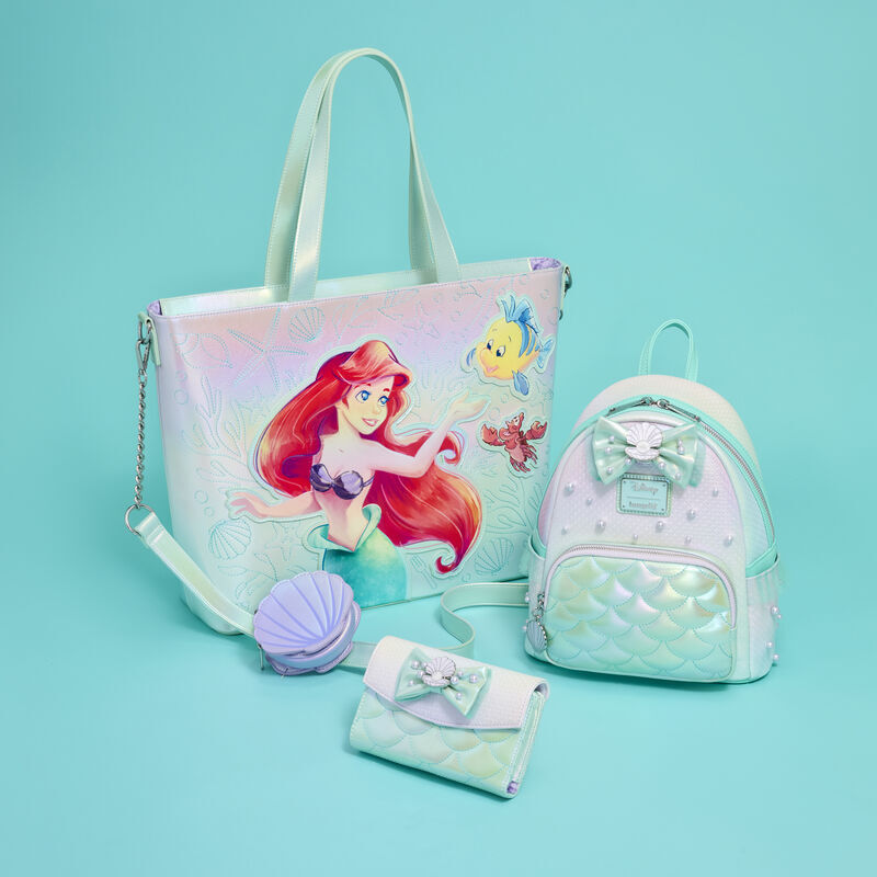 Cartera Iridescent Pearl La Sirenita Disney Loungefly - Imagen 3