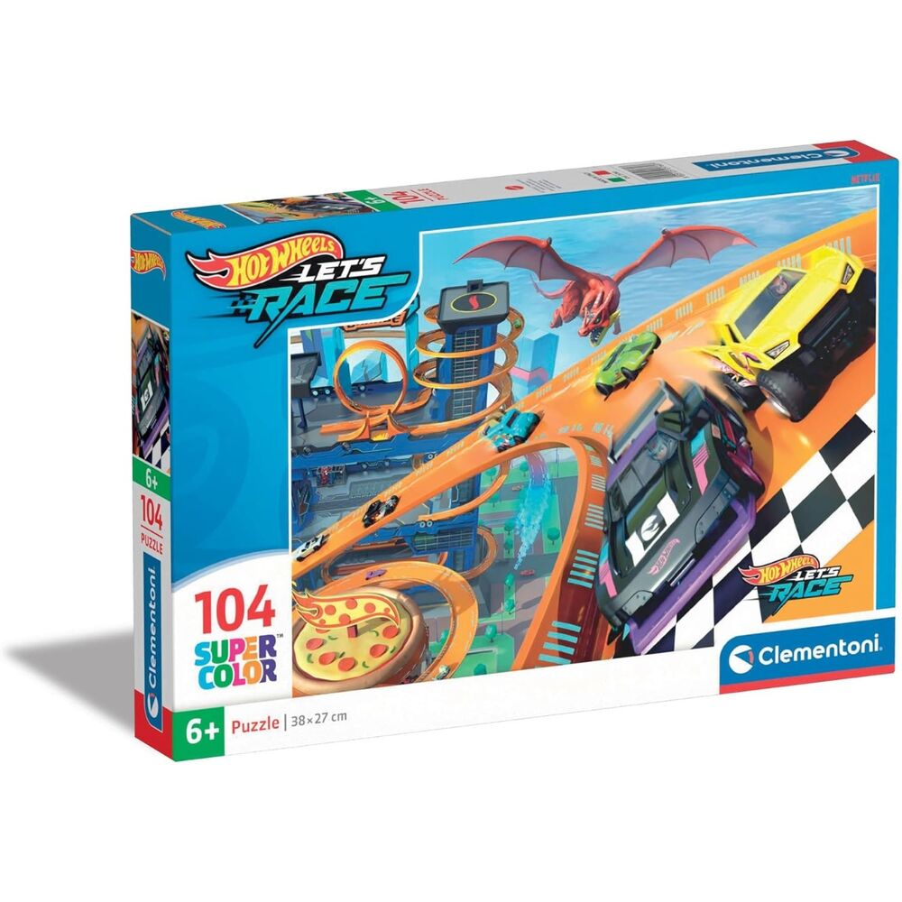Puzzle Hot Wheels 104pzs