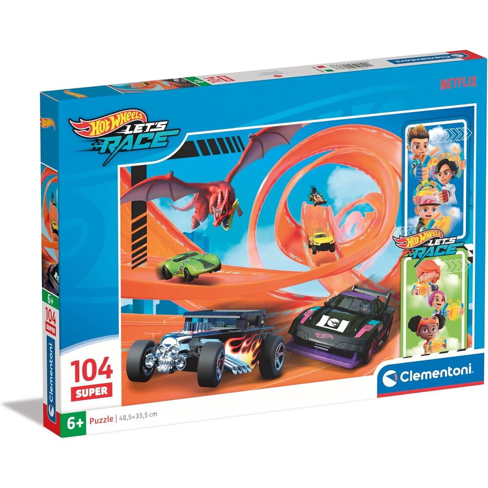 Puzzle Hot Wheels 104pzs