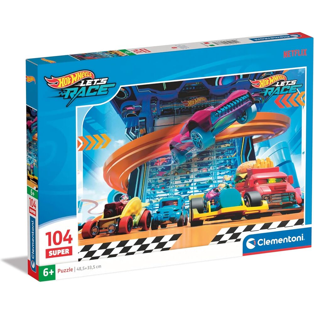 Puzzle Hot Wheels 104pzs