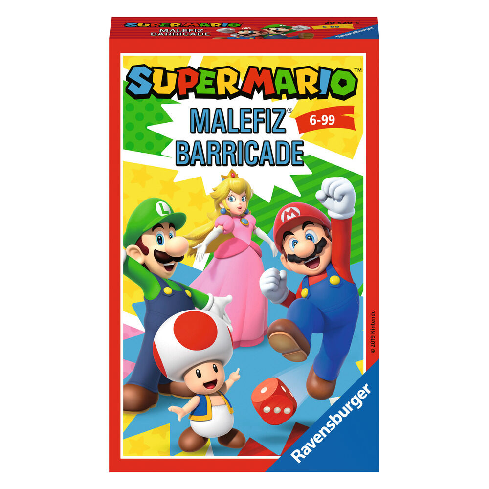 Juego de viaje Malefiz Barricade Super Mario