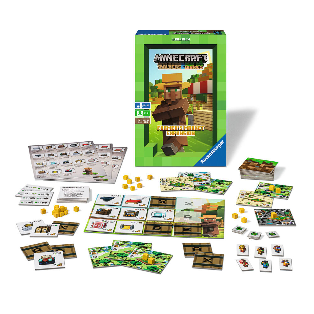 Juego de mesa expansion Farmer’s Market  Minecraft