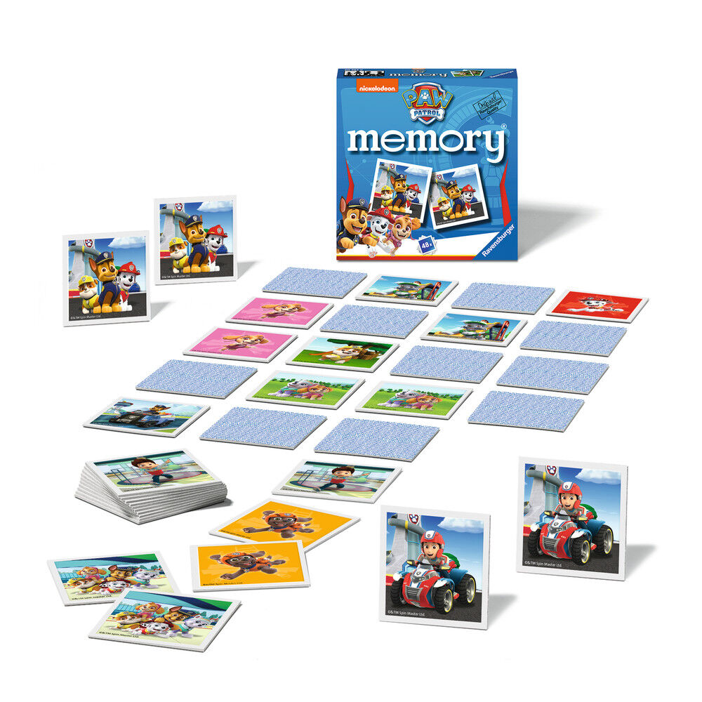 Juego Memory pocket Patrulla Canina Paw Patrol