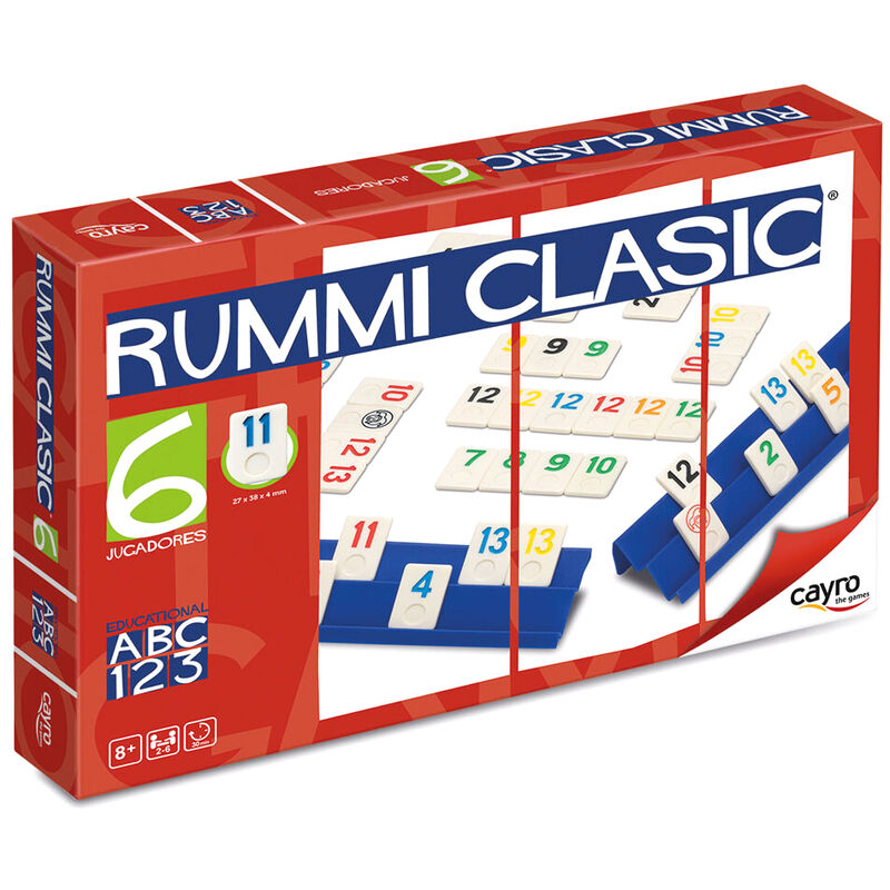 Juego Rummiclasic 6 Jugadores Plus