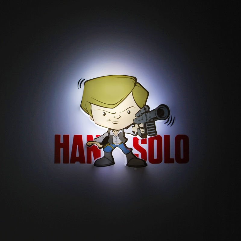 Lampara 3D Light FX mini Hans Solo Star Wars