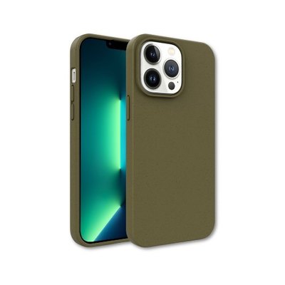 FUNDA QCHARX BIODEGRADABLE IPHONE 17 PRO VERDE MIL