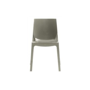 Silla ANTARTIDA, polipropileno, gris perla alto brillo