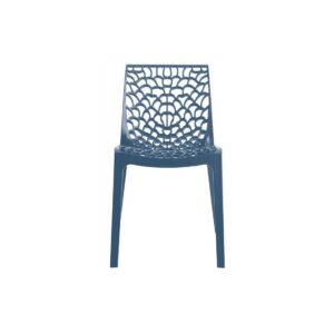 Silla CAPRICHO, polipropileno azul azafata