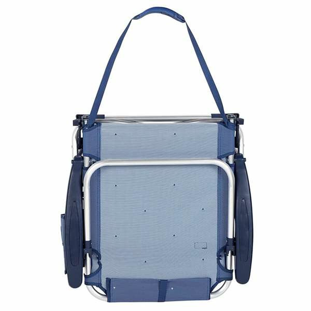 Silla de Playa Aktive Azul oscuro 51 x 45 x 76 cm Playa