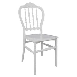 Silla LIRA, apilable, polipropileno blanco