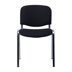 Silla NIZA NEW AM, chasis cromado, tejido A1, color negro*