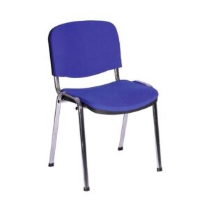 Silla NIZA NEW AM, chasis cromado, tejido A20, color azul*