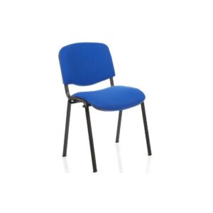 Silla NIZA NEW AM, chasis epoxi negro, tejido A20, color azul*.