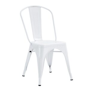 Silla TOL EK LIMITED, acero, blanca