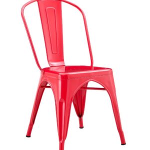 Silla TOL EK LIMITED, acero, rojo