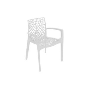 Sillón CAPRICHO, polipropileno blanco*
