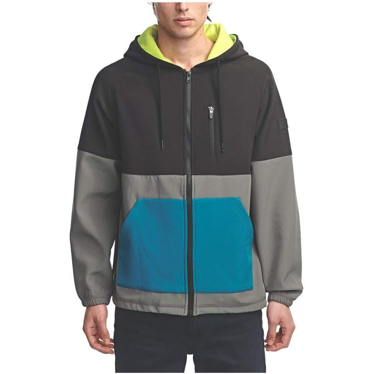 Sudadera con Capucha Hombre Hazard Multicolor Talla M