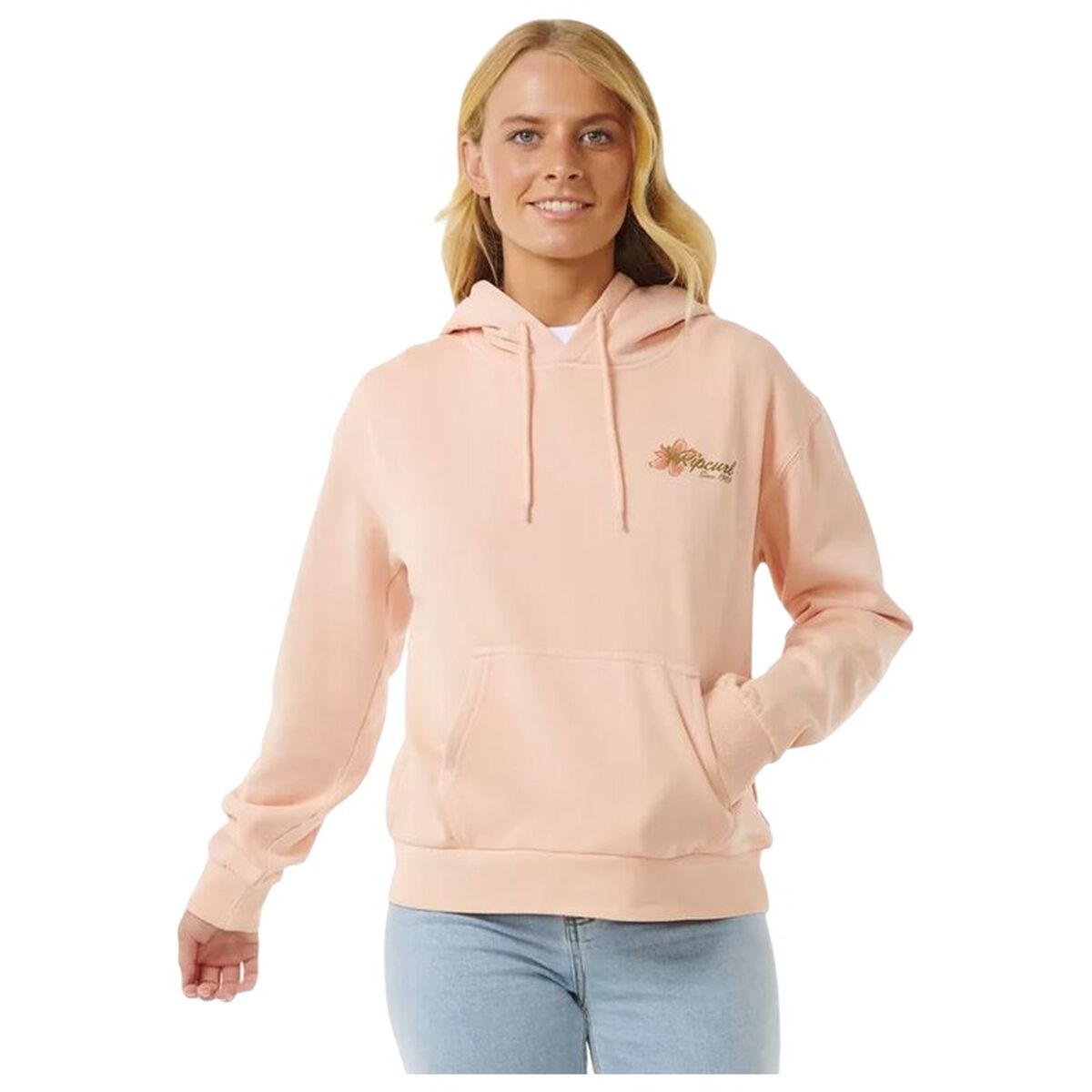Sudadera con Capucha Mujer Rip Curl Wild Bloom Amarillo (Tallas: XS-S-M-L)