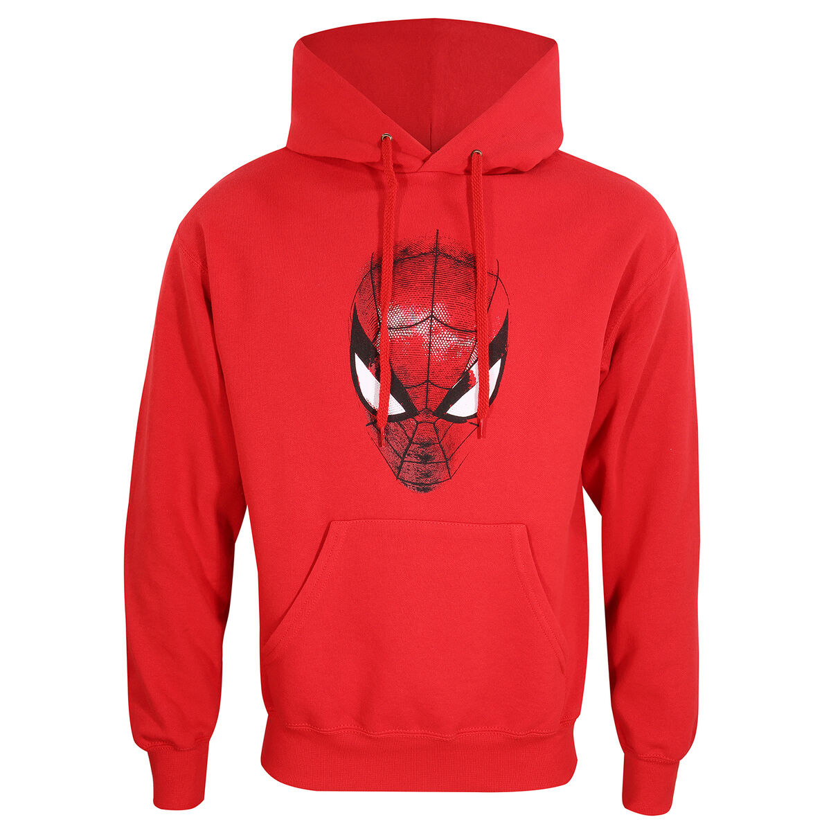 Sudadera con Capucha Unisex Spider-Man Spider Crest Rojo (Tallas: S-M-L-XL-XXL)
